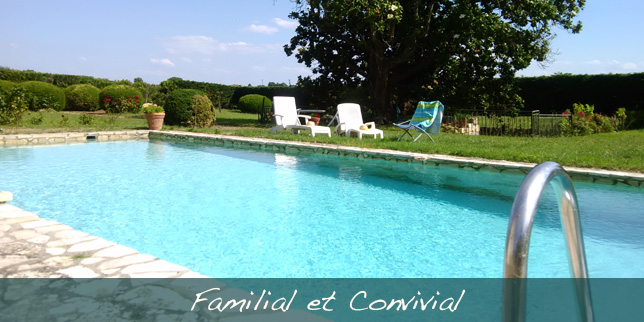 Maison avec piscine pour location saisonière près de Bordeaux